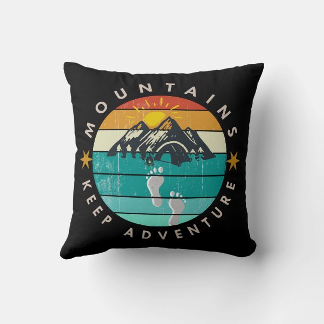 Coussin Sortir à l'extérieur Garder l'aventure (Verso)