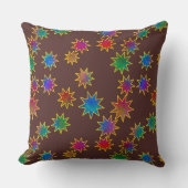 Coussin Souhait sur une étoile dans le ciel de fer (Recto)