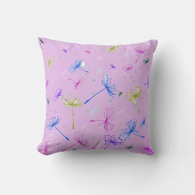 Coussin Souhaits 3 de pissenlit (Recto)