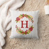 Coussin Souhaits décorés d'un monogramme de famille de (Couverture)