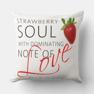 Coussin Soul aux fraises