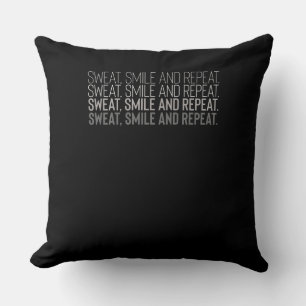 Coussin Sourire à la sueur Répéter la condition physique M