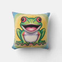 Sourire doux de grenouille