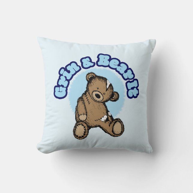 Coussin Sourire et supporter (Recto)