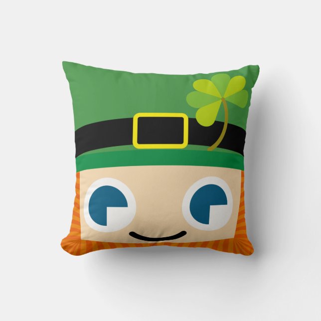 Coussin sourire Leprechauns (Recto)