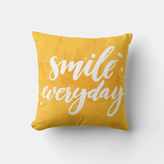 Coussin Sourire quotidien (Recto)