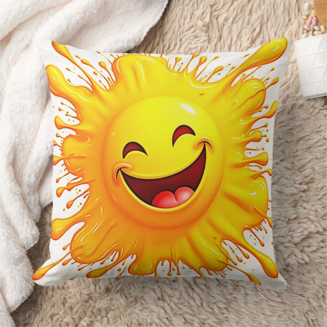 Coussin Sourires de Soleil : Explosion de Joie (Couverture)