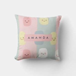 Coussin Sourires personnalisés Pastel Sweets Kawaii