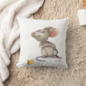 Coussin Souris adorable et dessin animé de fromage (Couverture)