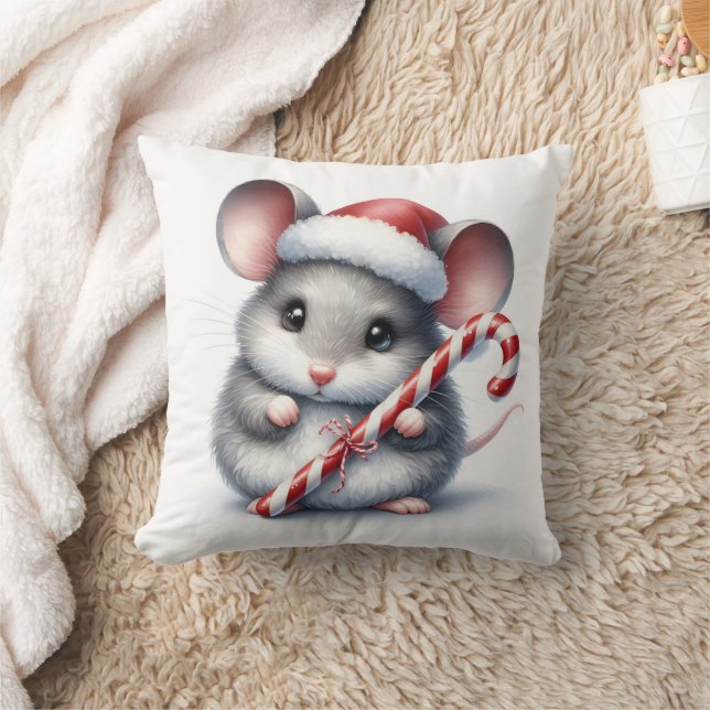Coussin Souris Chubby Avec Sucre de canne De Noël (Couverture)