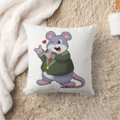 Coussin Souris comme marié avec costume (Couverture)