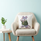 Coussin Souris comme marié avec costume (Chaise)