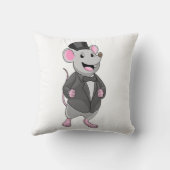 Coussin Souris comme marié avec ruban (Verso)