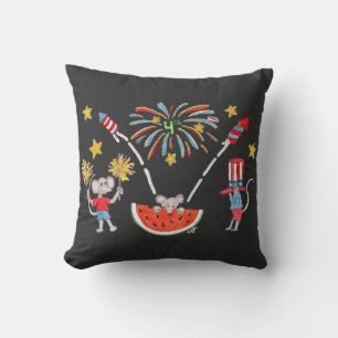 Coussin Souris du 4 juillet