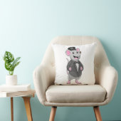 Coussin Souris en marié avec ruban (Chaise)