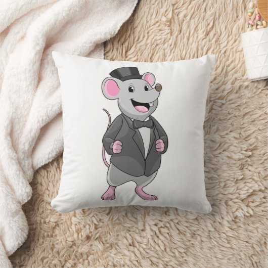 Coussin Souris en tant que chambre avec ruban (Couverture)