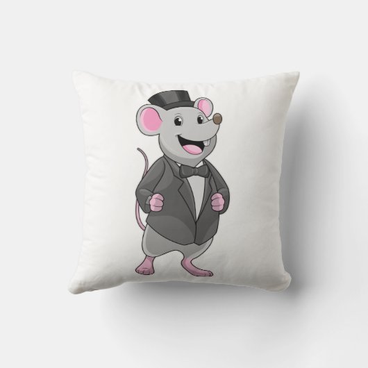 Coussin Souris en tant que chambre avec ruban (Verso)
