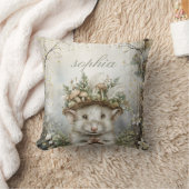 Coussin Souris Magique Forêt Enchantée Personnalisée (Couverture)