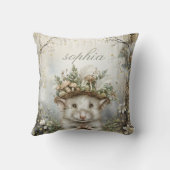 Coussin Souris Magique Forêt Enchantée Personnalisée (Verso)