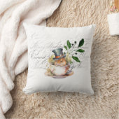 Coussin Souris victorienne en tasse de thé (Couverture)
