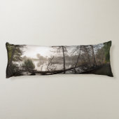 Coussin sous-bois et étang (Dos)