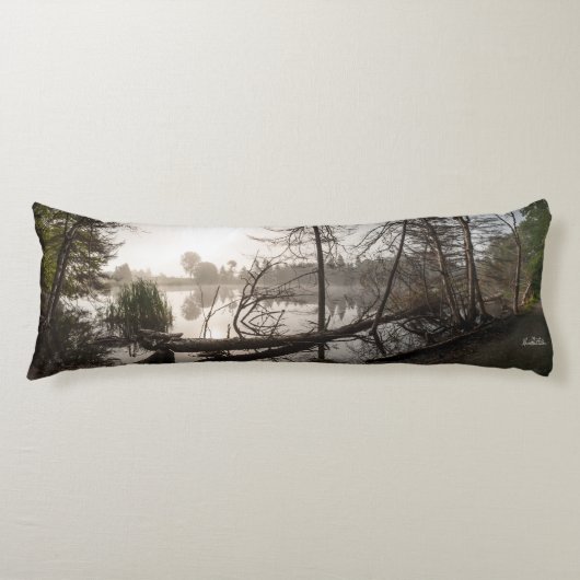 Coussin sous-bois et étang (Devant)