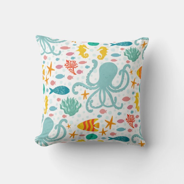 Coussin Sous la mer (Recto)