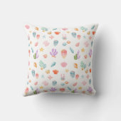 Coussin Sous le Motif marin (Verso)