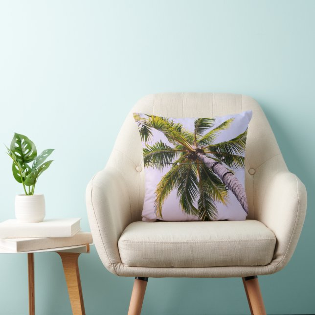 Coussin Sous le palmier des Caraïbes 1 (Chaise)