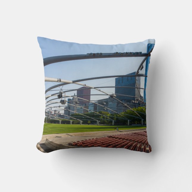 Coussin Sous le pavillon Pritzker (Recto)