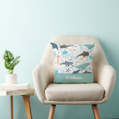 Coussin Sous Nom personnalisé de la mer (Chaise)