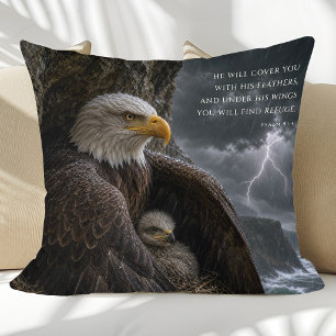 Coussin Sous Ses Ailes Psaume 91 Art Chrétien