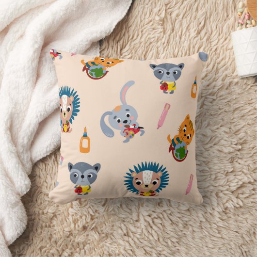 Coussin Soutien de retour à l'école Jeu d'oreiller (Couverture)