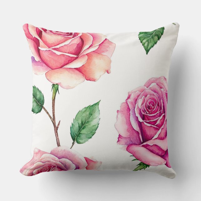 Coussin Souvenirs des Roses (Recto)