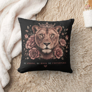 Coussin Soyez Fort Soyez Audacieux Soyez Inarrêtable Couro
