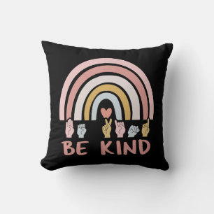 Coussin Soyez Gentil ASL III - Langue des Signes Américain