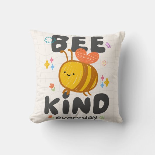 Coussin Soyez Gentil Tous les Jours (Recto)