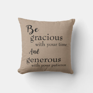 Coussin Soyez Gracieux
