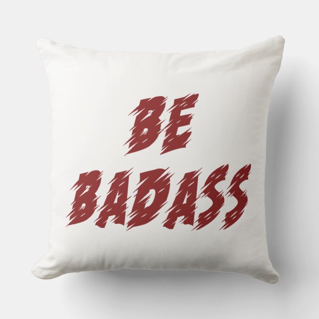 Coussin Soyez inoffensif (Recto)