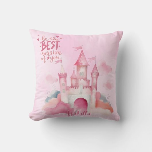 Coussin Soyez la meilleure version de vous (Recto)