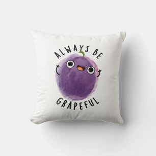 Coussin Soyez toujours souriant jeu de pépins amusant