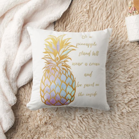 Coussin Soyez un carreau d'ananas (Couverture)