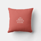 Coussin Soyez un chrétien inébranlable (Verso)