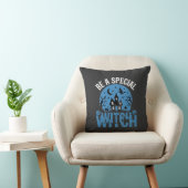 Coussin Soyez un design de Halloween de sorcière spéciale_ (Chaise)