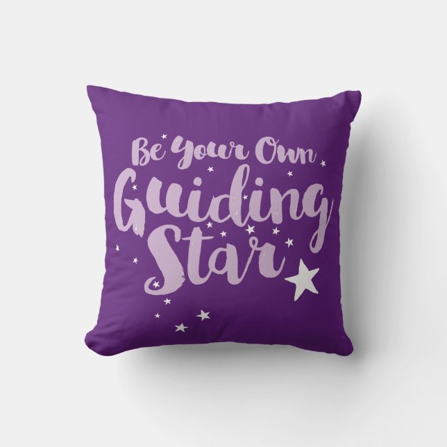 Coussin Soyez votre propre étoile guide (Recto)