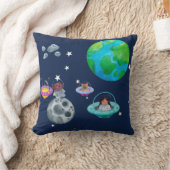 Coussin Space theme for children's room. (Couverture)