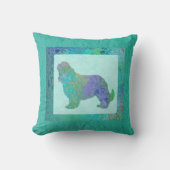 Coussin Spaniel Bleu (Recto)