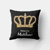 Coussin Sparkling Diamond Crown - choisissez votre arrière (Verso)