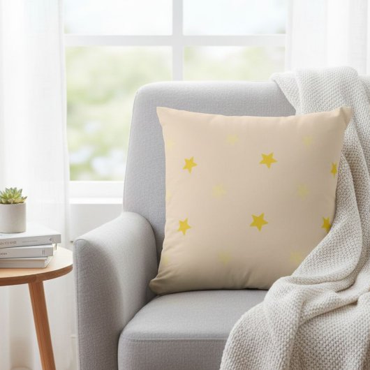 Coussin sparkling star cushion - beige cushion
