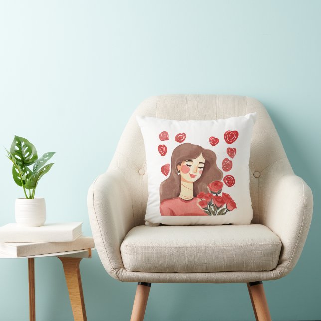 Coussin spécial de la Saint Valentin (Créateur téléchargé)